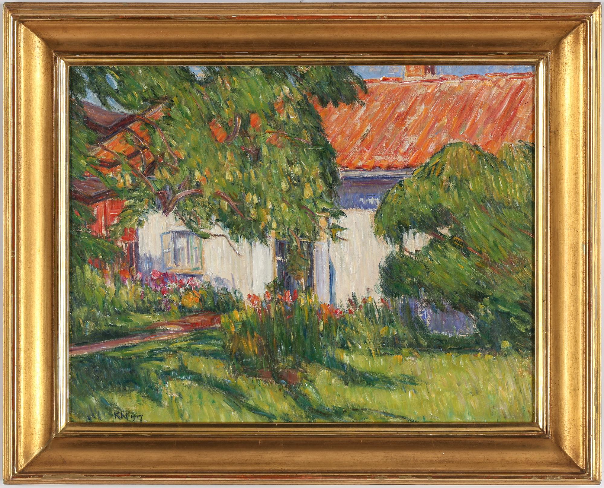 KARL NORDSTRÖM, olja på duk, signerad och daterad 1917.