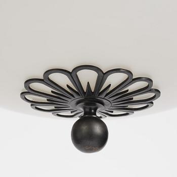 Erik Tidstrand, a rare Swedish Grace ceiling lamp model 25895, Nordiska Kompaniet, Sweden, 1920s.