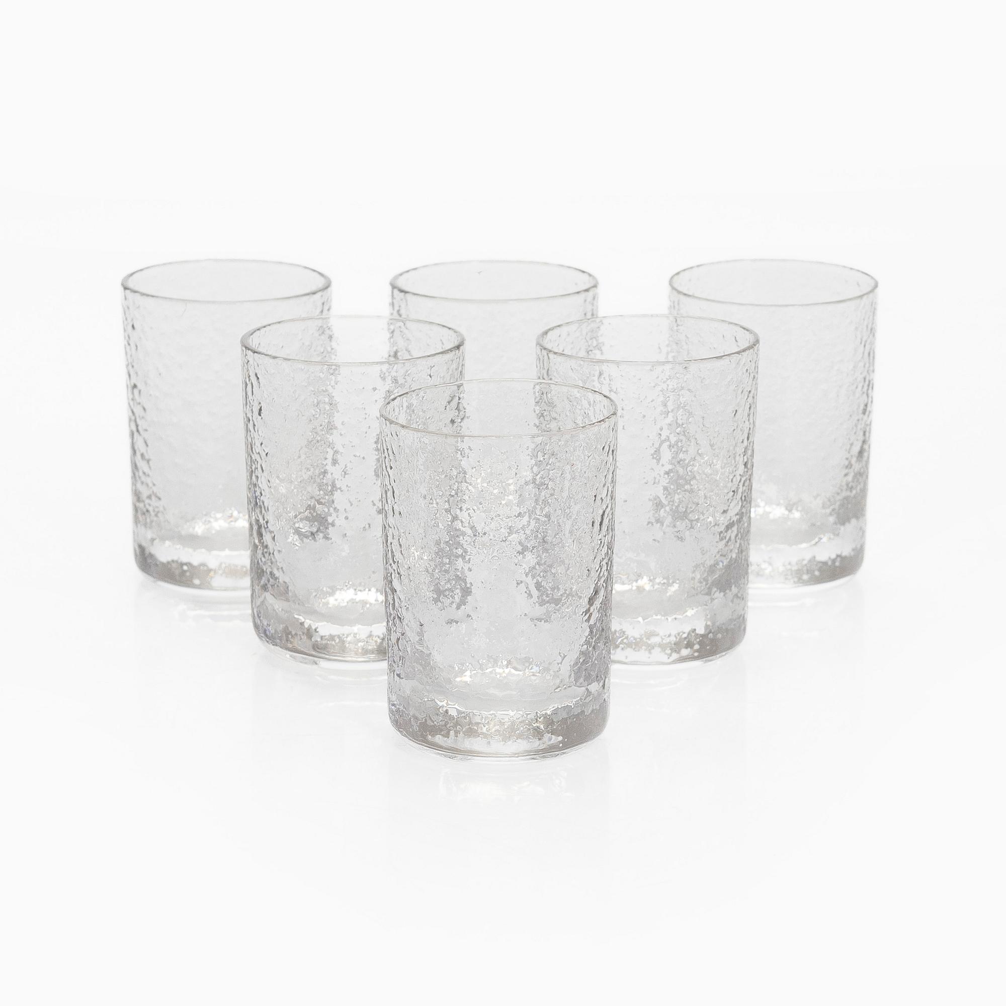 Tapio Wirkkala, a set of six 'Mini' schnapps glasses for Iittala, in original box.