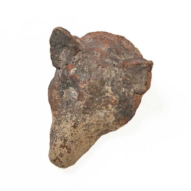 Varghuvud, 1800-tal eller äldre.