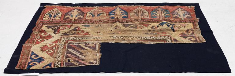 A mid 19th century Cappadocia fragment, c.120 x 93 cm.