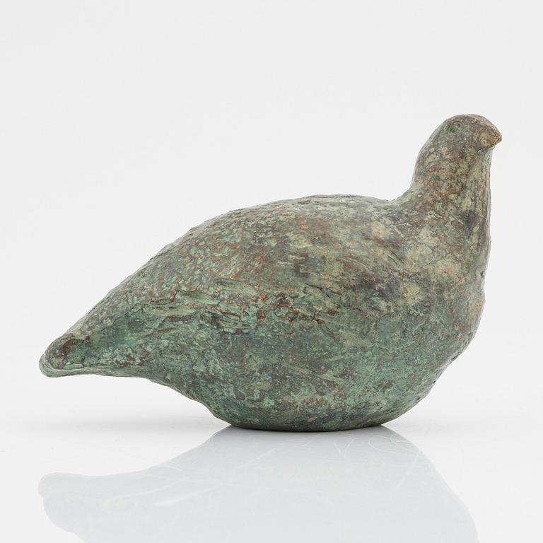 Henrik Allert, skulptur, patinerad brons, signerad.