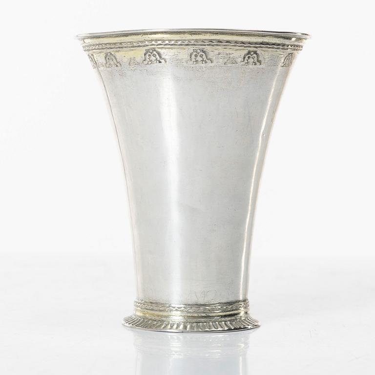 Henrik Norin, a silver beaker, Norrköping, 1775.