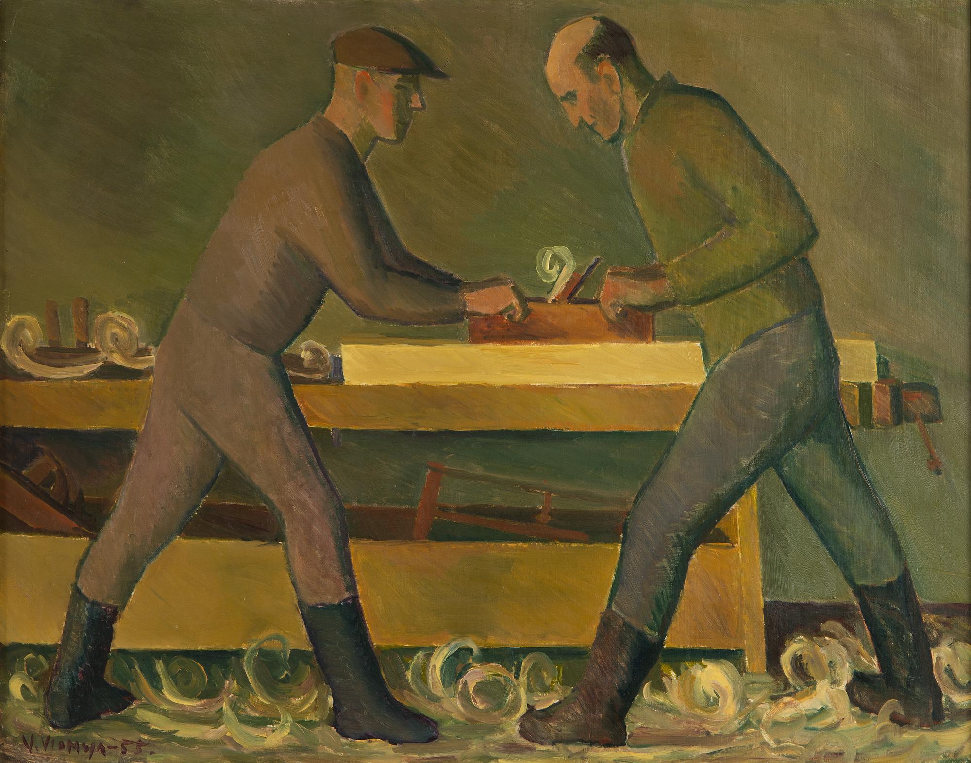 Veikko Vionoja, "Höylääjät" (Planers).