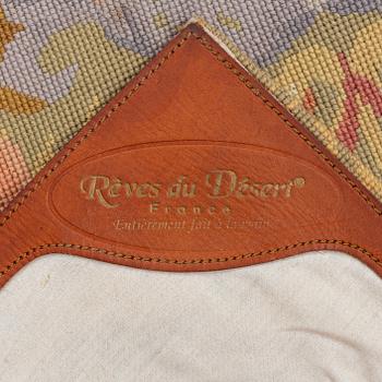 Reve de Desert, carpet, embrodery, Aubusson-style.
