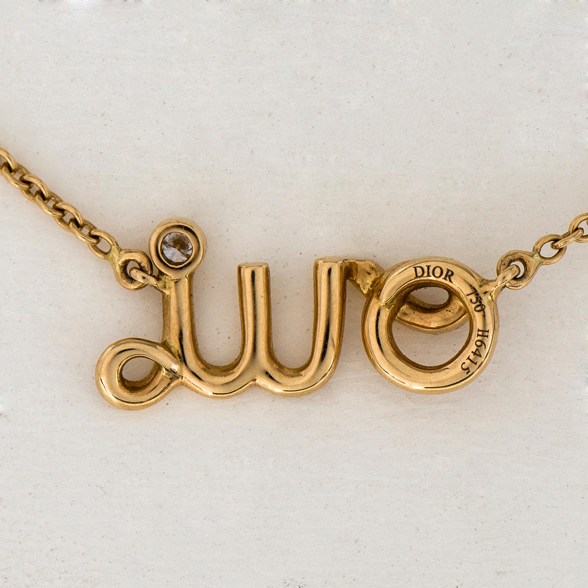Dior oui necklace store