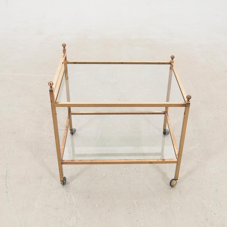 Serving trolley, late 20th century.