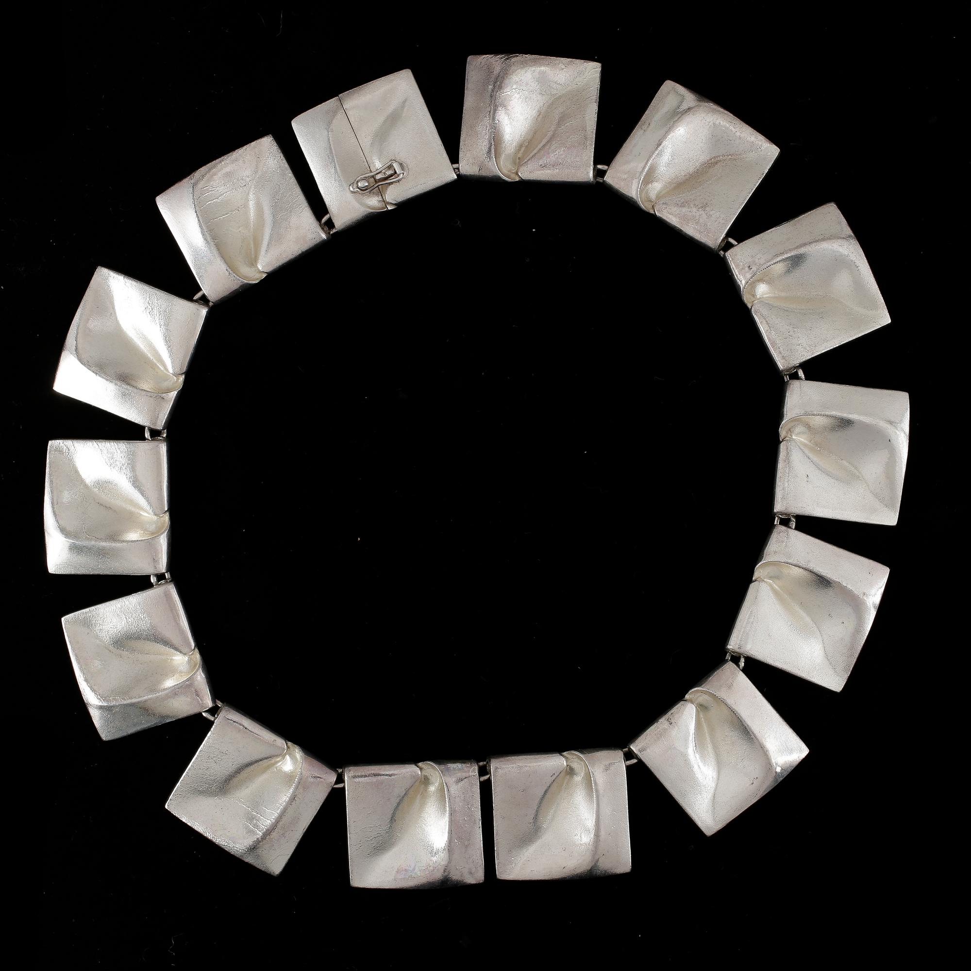 BJÖRN WECKSTRÖM, collier, "Planetary Valleys", Lapponia, Finland 1978, sterling.