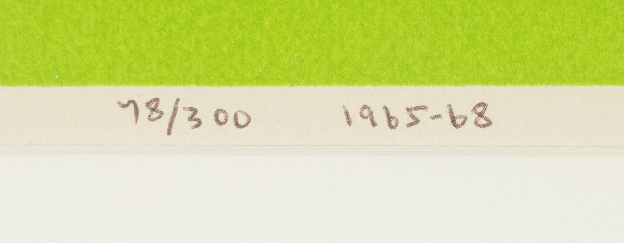 Olle Bærtling, screenprint in colours. Signed, dated and numbered 48/300.