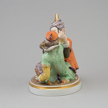 A Gerhard Henning porcelain figure, 'Ali & Peribanu', Royal Copenhagen, Denmark, 1930.