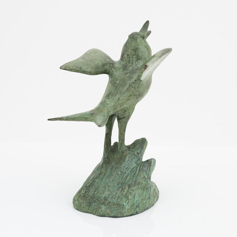 Carl Milles, after. A patinated bronze sculpture marked Millesgården.