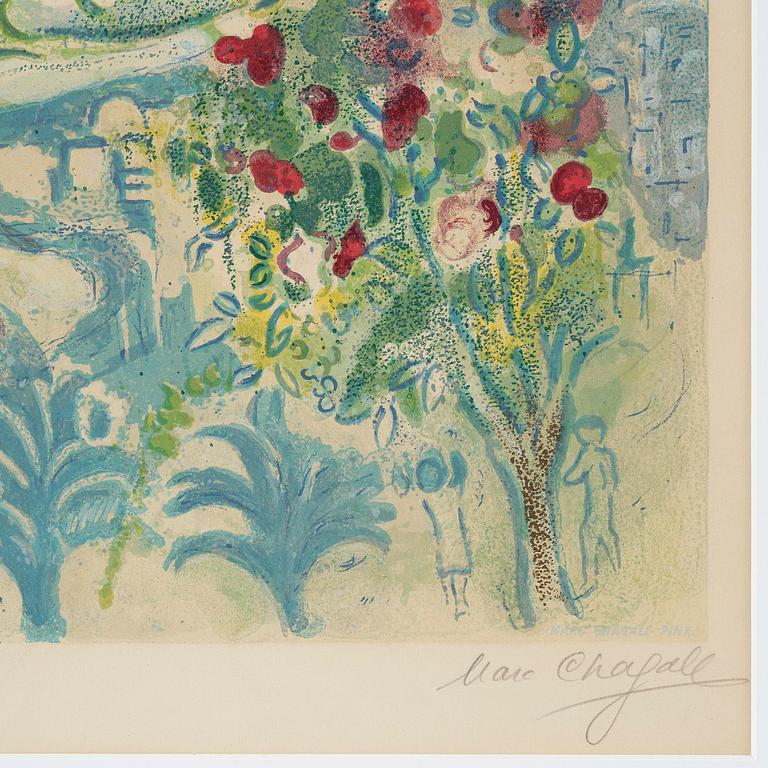 Marc Chagall, efter, "Sirène au poète", ur 'Nice et la Côte d'Azur'.