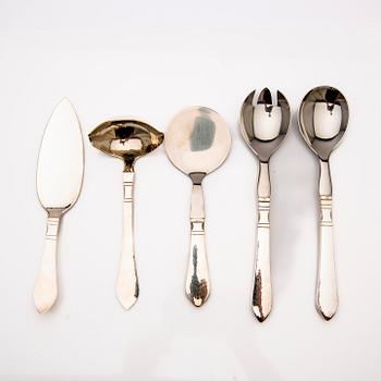 Georg Jensen, Cutlery service, silver, 107 pieces, "Antique/Continental", Denmark.