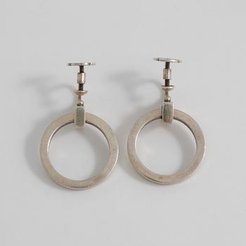 WIWEN NILSSON, Lund, 1955, a pair of earrings.