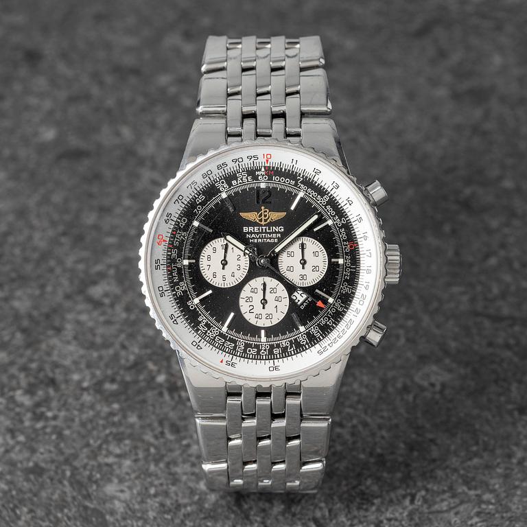 Breitling, Navitimer Heritage, kronografi, rannekello, 43 mm.