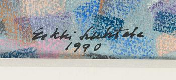 Erkki Luhtala, pastel, signed and dated 1990.