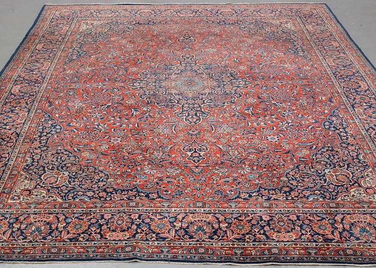 Matto, semi-antique Kashan, ca 364 x 274 cm.