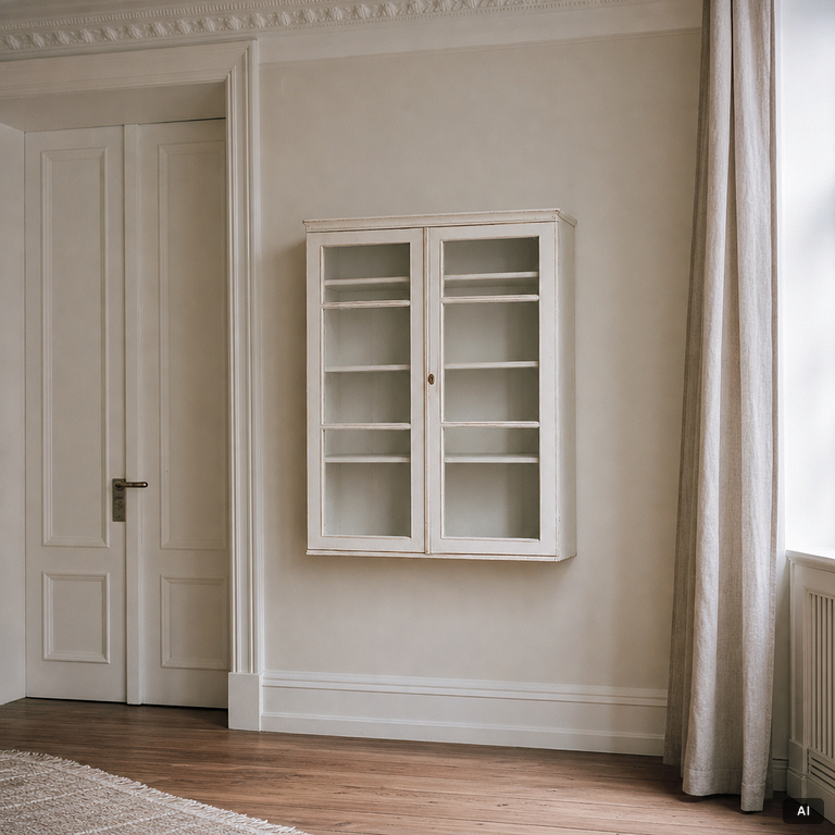 Wall-mounted cabinet, early 20th century.