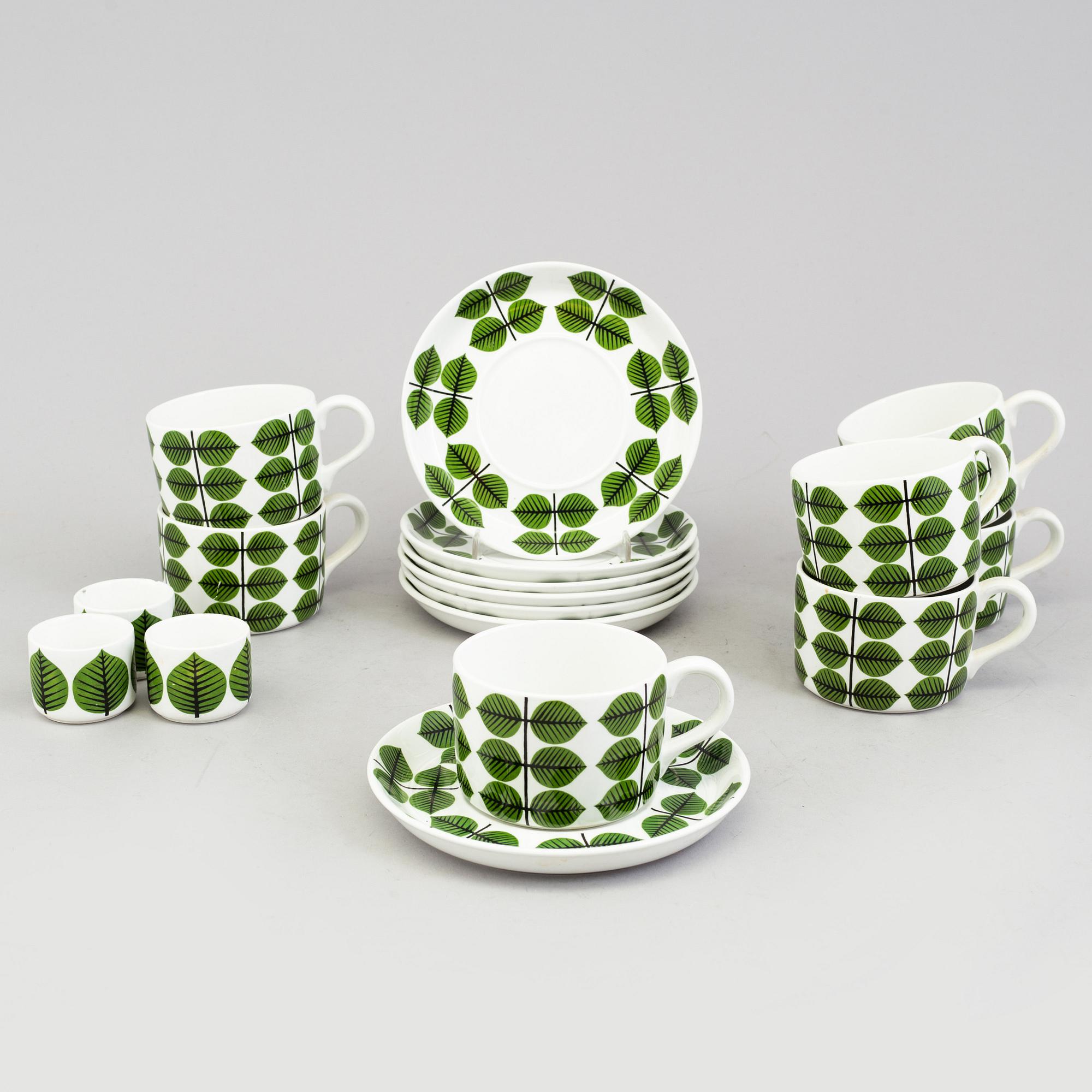 10 pieces of "Berså" tableware, Stig Lindberg for Gustavsberg 1960-74.