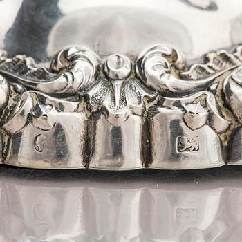 TJ & N Creswick, ljusstakar, ett par, silver, Sheffield, England, 1840.