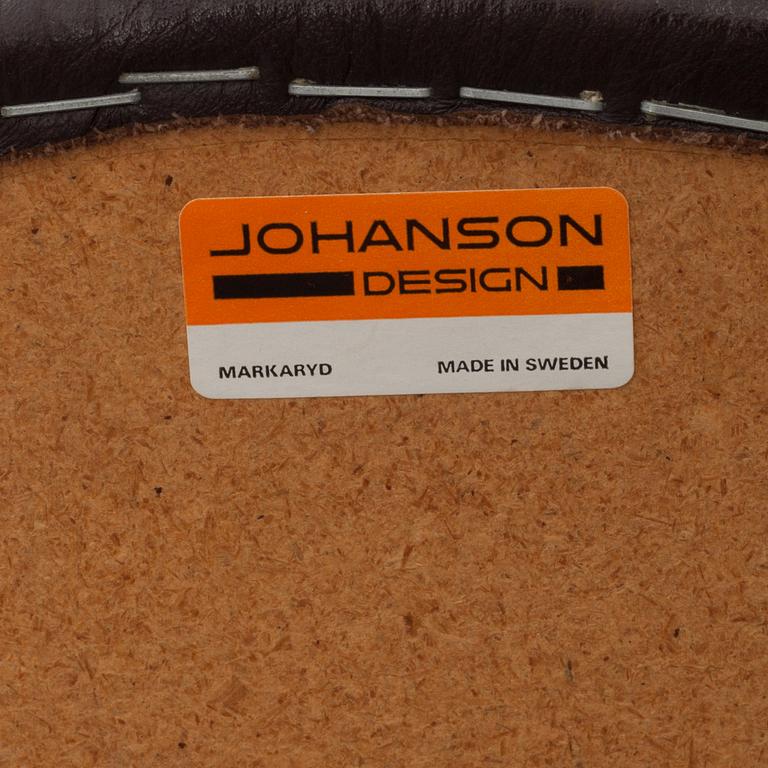 BARSTOLAR, ett par. Johansson design, Markaryd. 1960/70-tal.