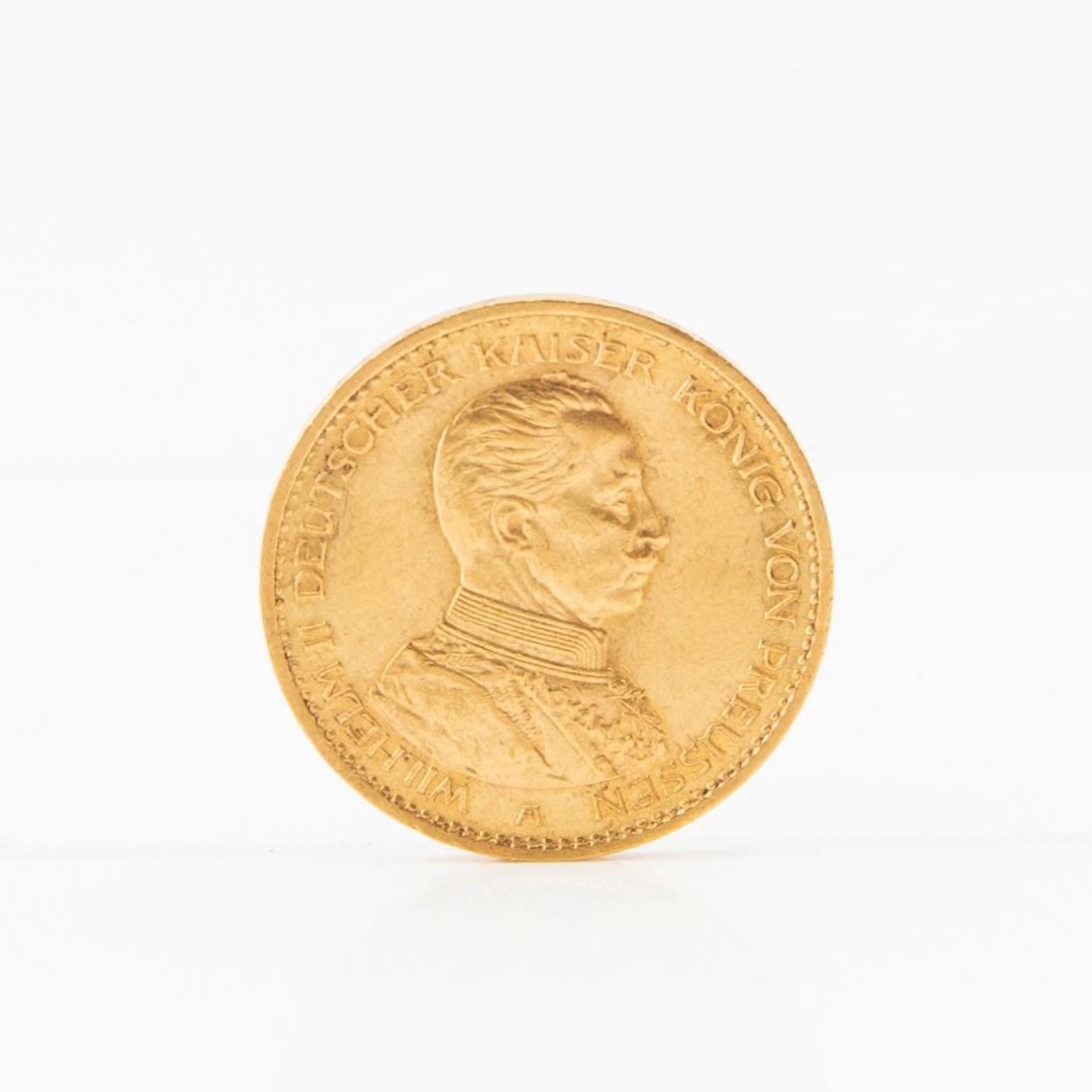 Gold coin 20 marks 1913 German Empire (Prussia) Wilhelm II.