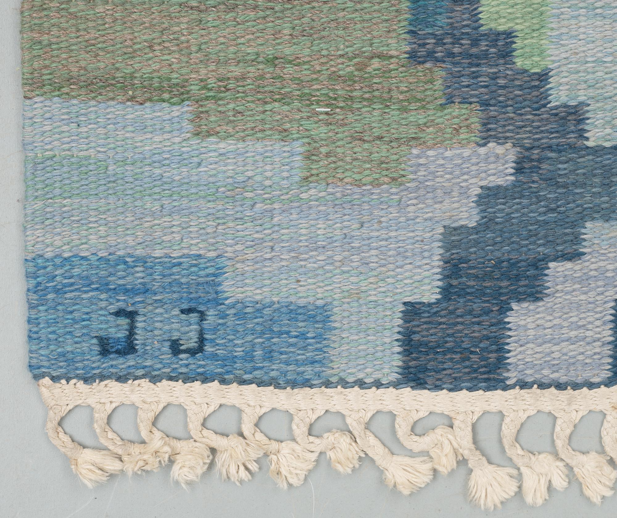 MATTA. "Höstgentianta". Rölakan. 246,5 x 191 cm. Signerad JJ (Judith Johansson).