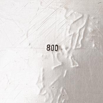 A silver 800 tray and coffee pot, and six glasses without marks. Probably Egypt.