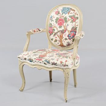 KARMSTOL, Louis XV, 1700-talets senare del.