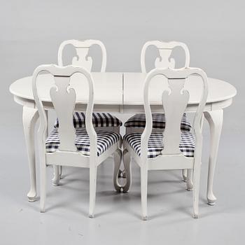 MATGRUPP, 5 delar, rokokostil, 1900-talets fjärde kvartal.
