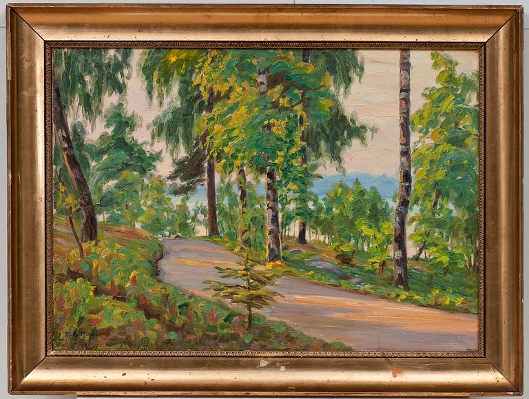 Elin Alfhild Nordlund, COUNTRY ROAD IN SUMMER.