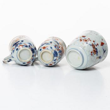 Six cups and four saucers, China, Qing dynasty, 18th century.