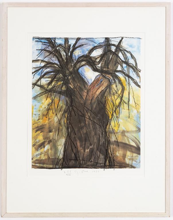 Jim Dine, färglitografi, 1985, signerad 255/400.