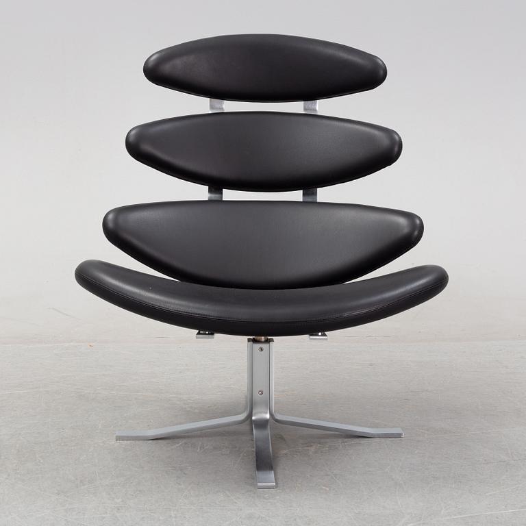 Poul Volther, fåtölj, "Corona EJ 5", Erik Jørgensen, Danmark.