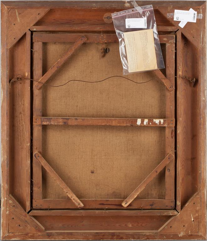 HULDA SCHENSON, olja på duk, sign o dat  1877.