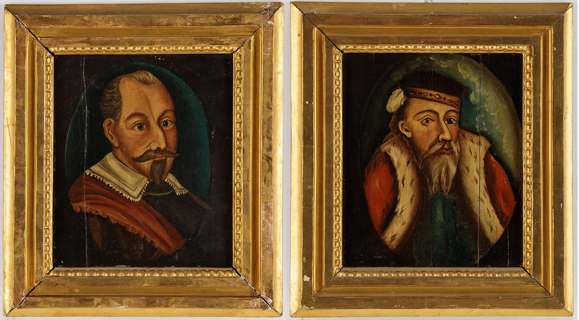 Unknown artist, around 1800, oil on panel, 2.