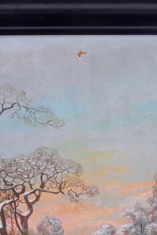 LEONARD WIEDH, olja på duk, sign och dat 1906.