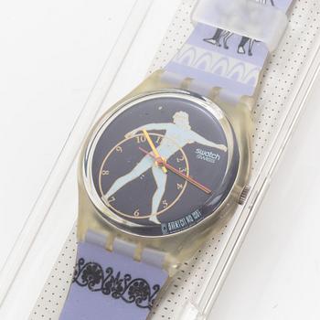 Swatch, Discobolus, wristwatch, 34 mm.