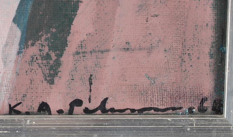 KARL AXEL PEHRSON. Akryl på duk uppfäst på pannå. Sign K.A. Pehrson o dat 1960.