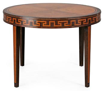 794. A Carl Malmsten (probably) palisander and stained birch "Marieberg" sofa table , NK 1931.
