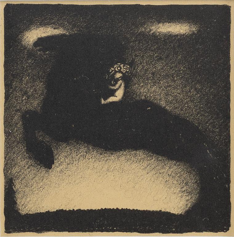John Bauer, "Trollhästen".