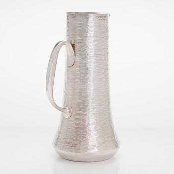 Tapio Wirkkala, a silver pitcher with 12 silver beakers, Kultakeskus, Hämeenlinna Finland 1975-76.