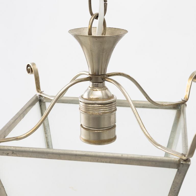 Harald Notini, taklampor, ett par, modell 6401, Arvid Böhlmarks Lampvarufabrik, 1920-30-tal.