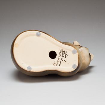 FIGURIN, stengods. Lisa Larson, K-studion, Gustavsberg. Bär datering -97.