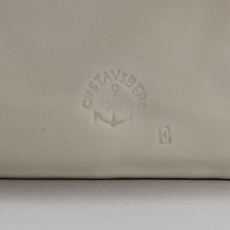 TWO PARIAN FIGURES, Gustavsberg 1911 and 1924.