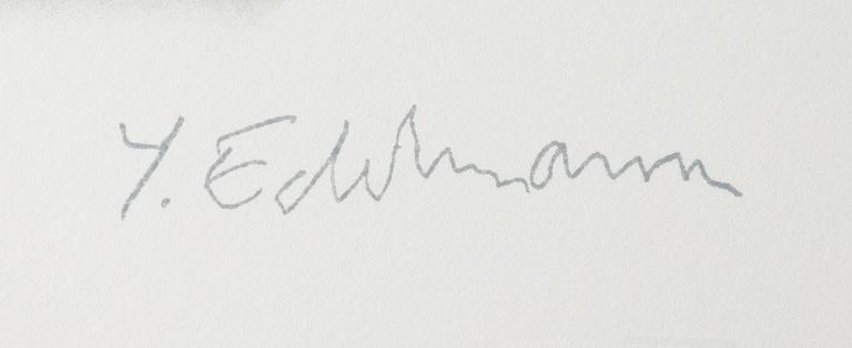 Yrjö Edelmann, "Packed blue and grey heaven".