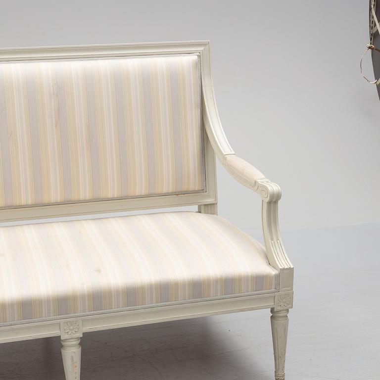 A 20th century Gustavian style sofa.