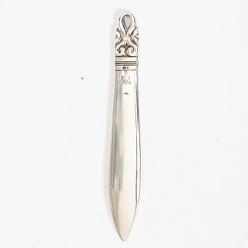Georg Jensen, brevkniv/bokmärke, sterlingsilver, Danmark 1933-44.