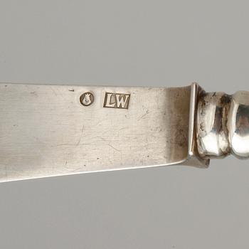 PARTI SILVER, 44 delar. Totalvikt ca 1270g.