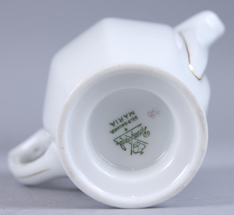 KAFFE- och TESERVIS, 30 delar, porslin, "Maria", Rosenthal.